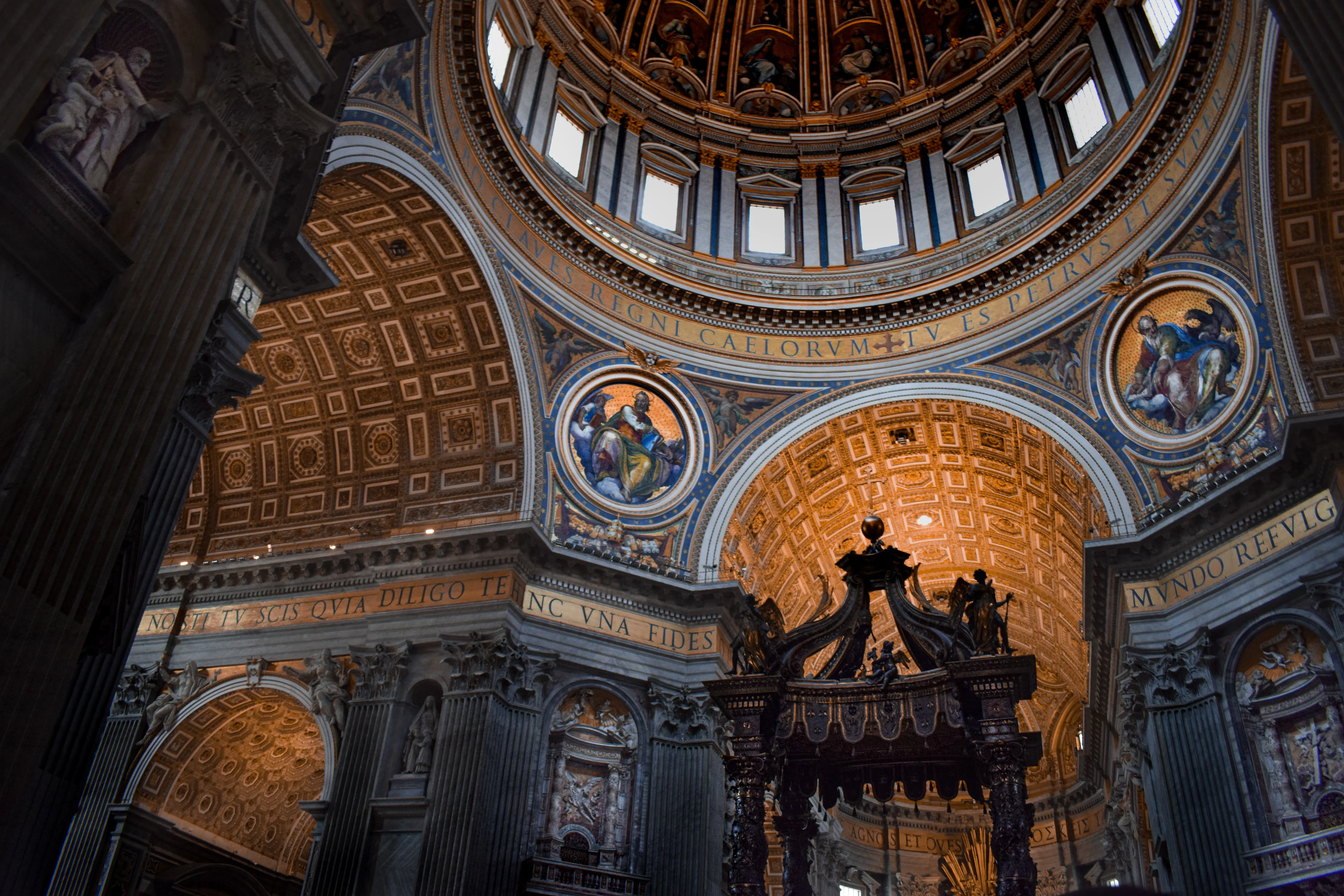 Inside St Peters Basilica