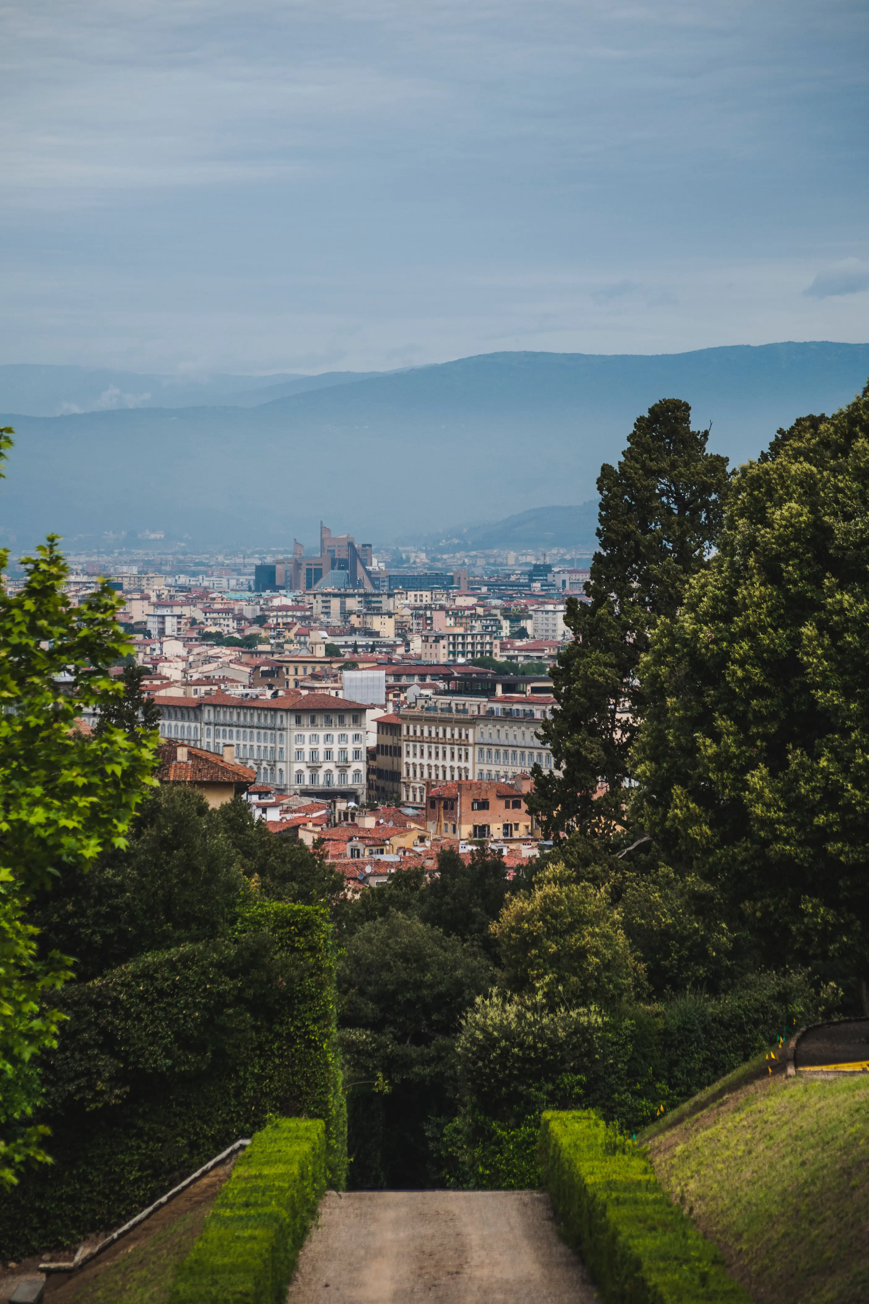 Boboli garden view
