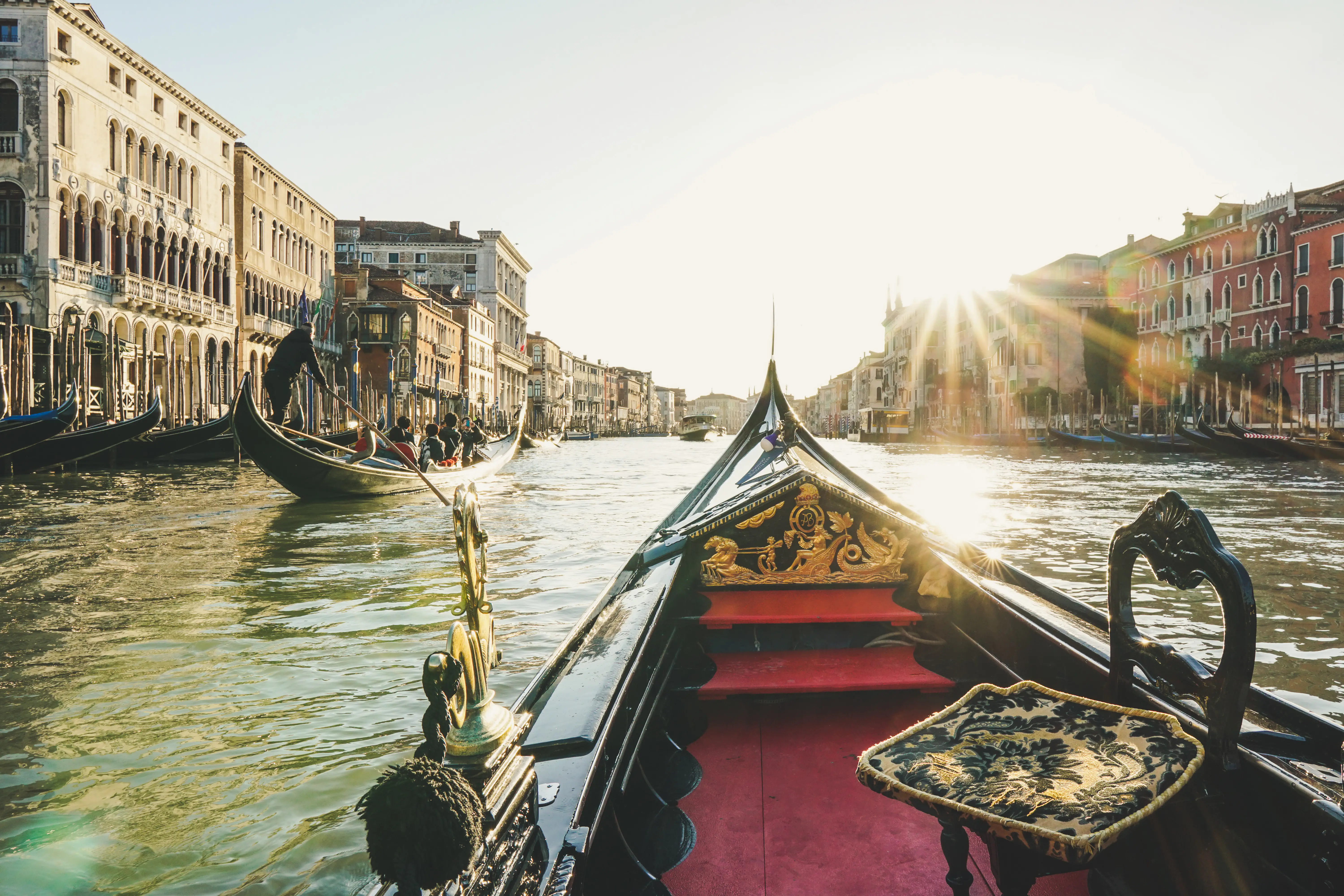 Romantic Gondola Ride in Venice, Italy